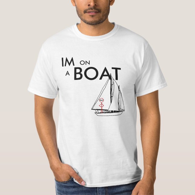 Camiseta Eu estou em um barco 2 (Frente)