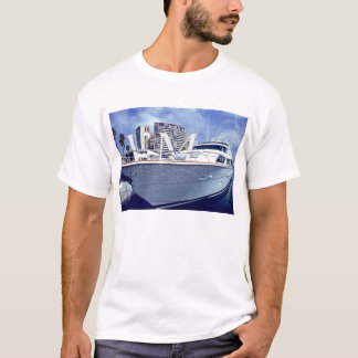 Camiseta Eu estou em um barco, branco