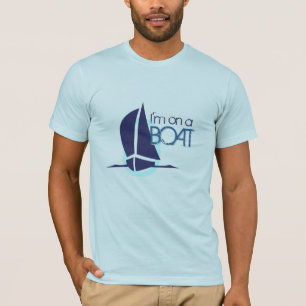 Camiseta Eu estou em um T do barco