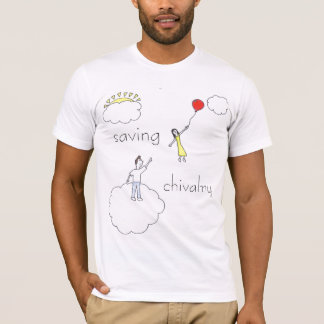 Camiseta Eu estou flutuando a cavalaria ausente da economia