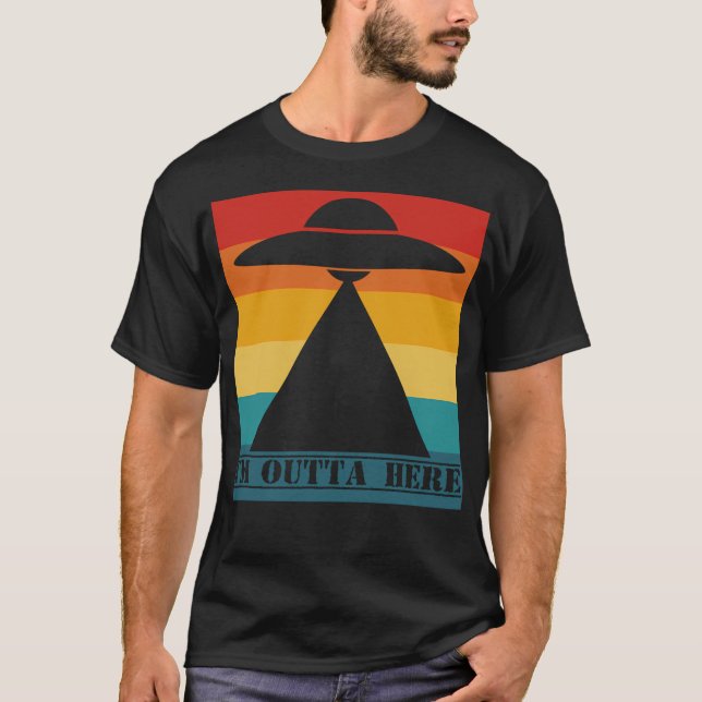 Camiseta Eu Estou Fora Daqui - Ufo Saquinista (Frente)
