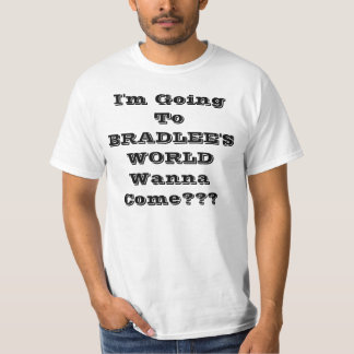 Camiseta Eu estou indo ao WORLDWanna de BRADLEE venho???