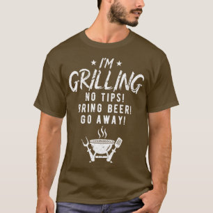 Camiseta Eu Estou Indo Sem Dicas Trazer Grelha De CHURRASCO