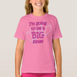 Camiseta Eu estou indo ser um t-shirt das meninas da irmã