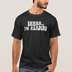 Camiseta Eu estou lendo o rato de biblioteca