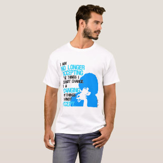 Camiseta Eu estou mudando o t-shirt básico dos homens das