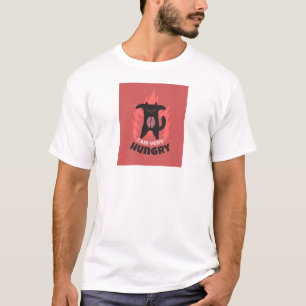Camiseta Eu Estou Muito Faminto – Gato Cerebral En