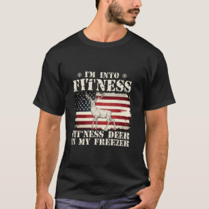Camiseta Eu estou na Malhação Ajustado Deer in My Freezer A