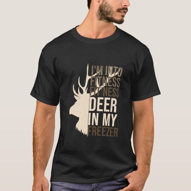 Camiseta Eu estou na Malhação Ajustado Deer no meu gelado H (Frente)