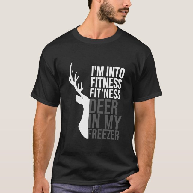 Camiseta Eu estou na Malhação Ajustado Deer no meu gelado H (Frente)