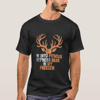 Camiseta Eu estou na Malhação Deer Freezer Funny Hunter Pai