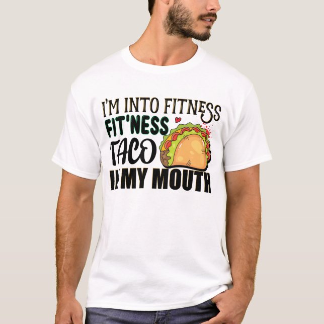 Camiseta Eu estou na Malhação do Taco da Malhação em meus t (Frente)