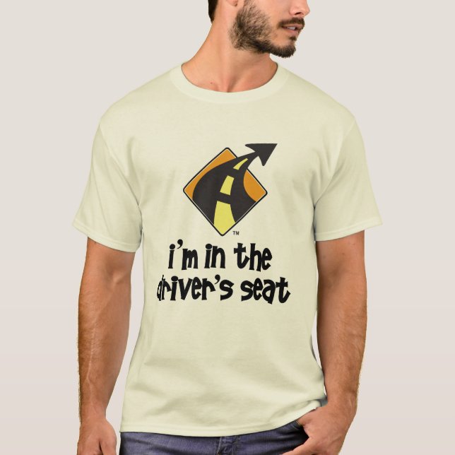 Camiseta eu estou no assento de motorista (Frente)