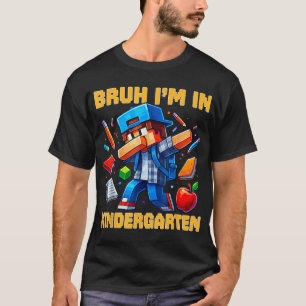 Camiseta Eu Estou No Jardim De Infância Crianças Gamer De V