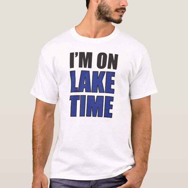 Camiseta Eu estou no tempo do lago (Frente)