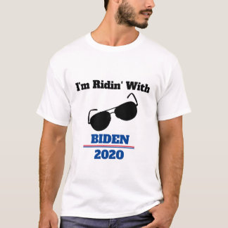 Camiseta Eu estou Ridin' com Biden em 2020