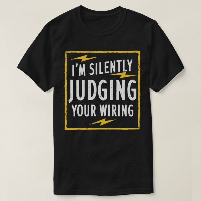Camiseta Eu Estou Silenciando Seu Cablagem (Frente do Design)