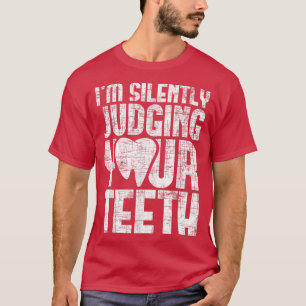 Camiseta Eu Estou Silenciando Seus Dentes Dentista Assis De