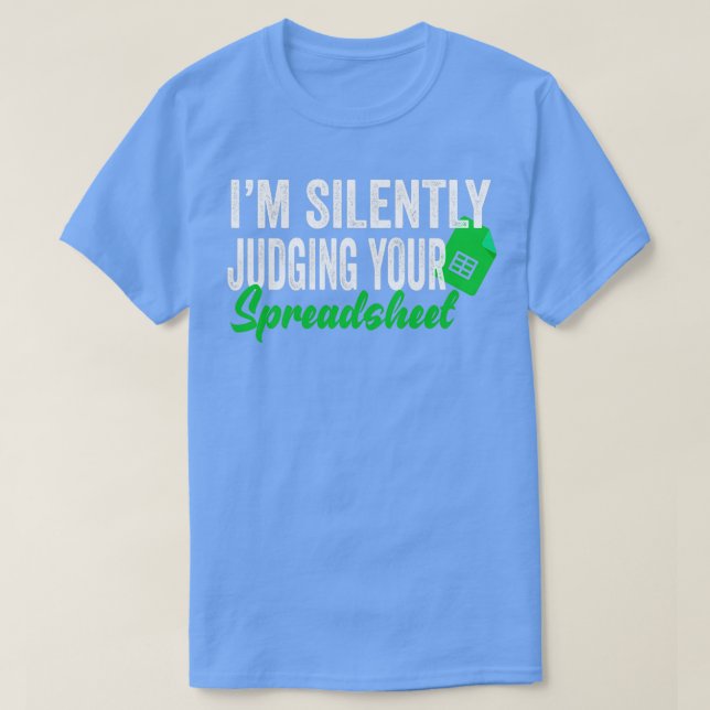 Camiseta Eu Estou Silenciando Sua Planilha (Frente do Design)