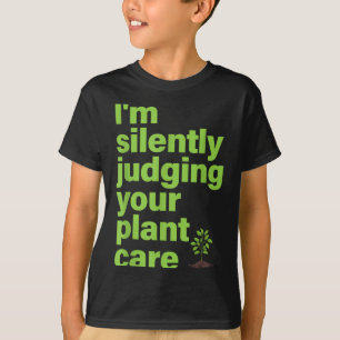 Camiseta Eu Estou Silenciando Sua Planta Engraçada De Fitos