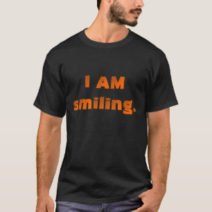 Camiseta EU estou sorrindo