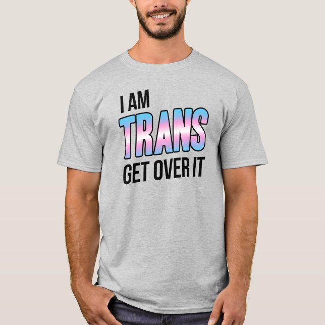 CAMISETA EU ESTOU TRANS. (Frente)