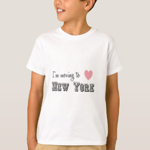Camiseta Eu estou transportando-me a New York