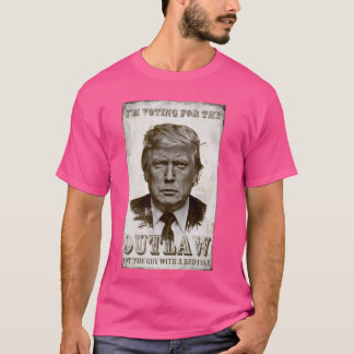 Camiseta Eu estou votando pelo fora da lei não pela Cara co