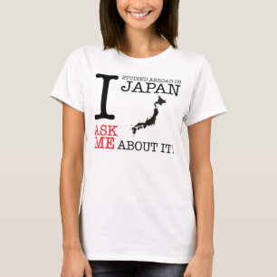 Camiseta Eu estudei no exterior em Japão!