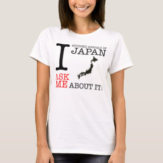 Camiseta Eu estudei no exterior em Japão!