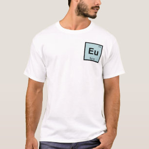 Camiseta Eu - Eurus Química Grega Símbolo da Tabela Periódi