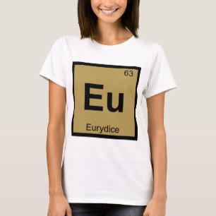 Camiseta Eu - Eurydice Química grega Mesa periódica