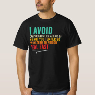 Camiseta Eu Evito Drama Por Uma Questão De Senso Comum