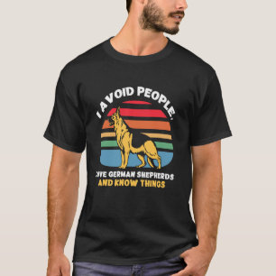 Camiseta Eu Evito Pessoas Amo Pastores Alemães