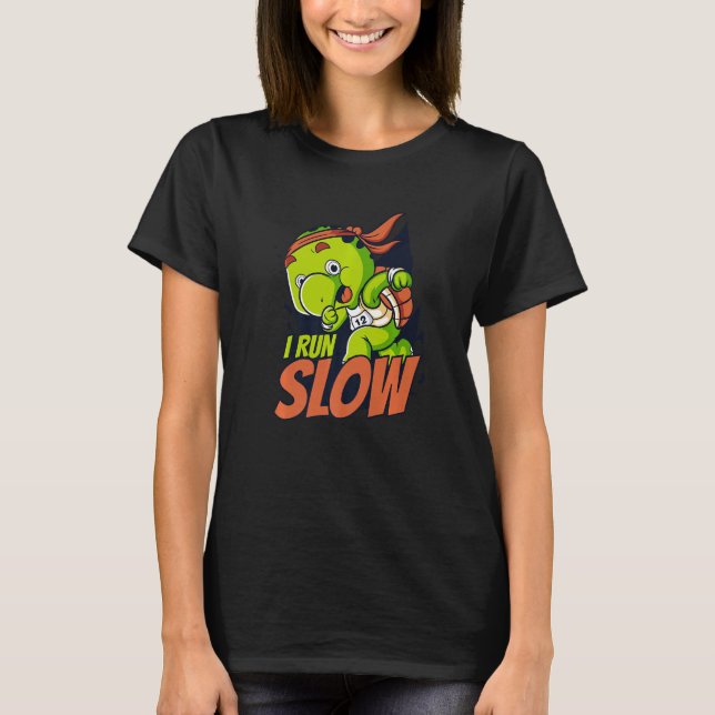 Camiseta Eu executo o ligador lento, encaixando o controle  (Frente)