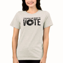 Camiseta Eu Exercito Meu Direito de Votar