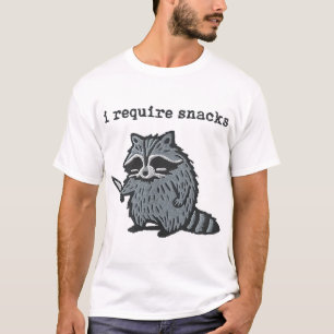 Camiseta Eu Exijo Lanche Mapache