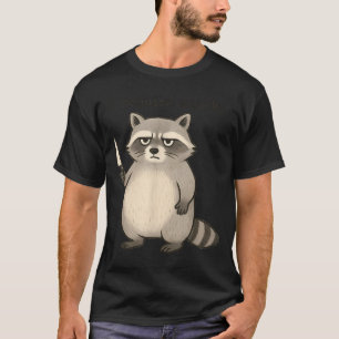 Camiseta Eu Exijo Lanches Funny Mpy Guaxinim Lixo Meme Lanc