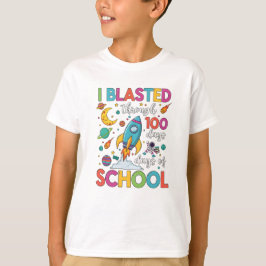 Camiseta Eu Explodi Através De 100 Dias De Escola