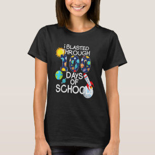 Camiseta Eu Explodi Por 100 Dias De Escola 100º Dia De Chá