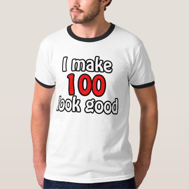 Camiseta Eu faço 100 ficar bem (Frente)