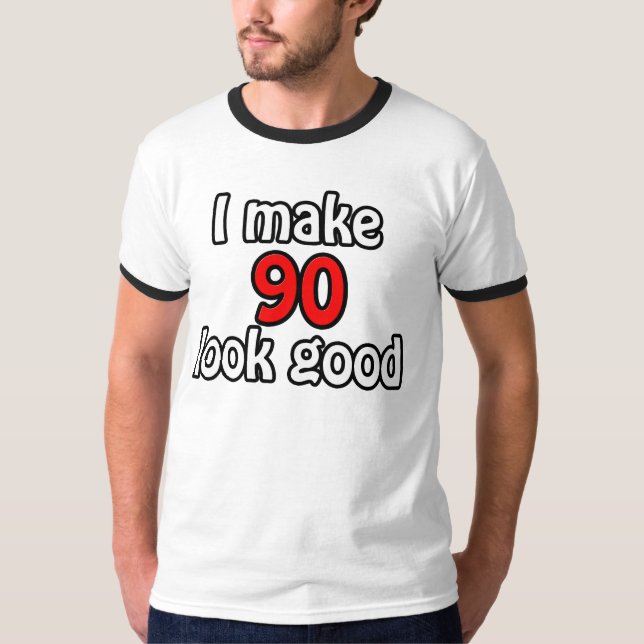 Camiseta Eu faço 90 ficar bem (Frente)