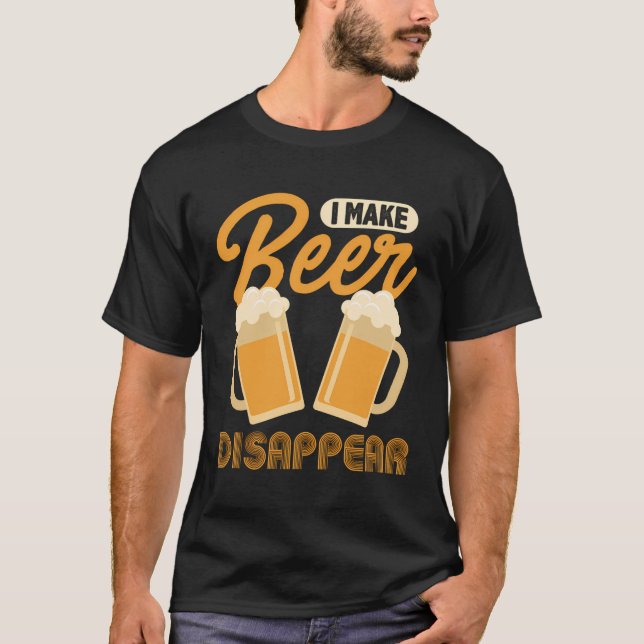 Camiseta Eu Faço A Cerveja Desaparecer Engraçada (Frente)