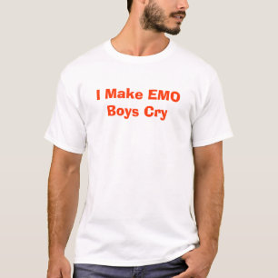 Camiseta Eu faço a meninos de EMO o grito