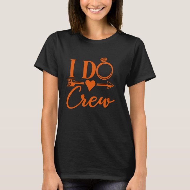 Camiseta Eu Faço a Seleção da Equipe da Festa de Despedida  (Frente)