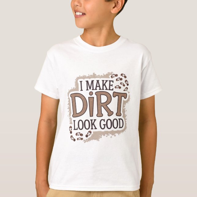 Camiseta Eu faço a sujeira parecer boa (Frente)