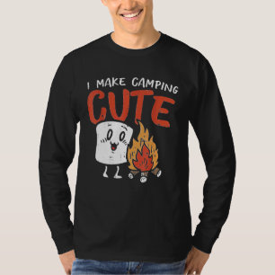 Camiseta Eu Faço Acampamento De Campanha De Campanha De Cân