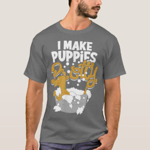 Camiseta Eu faço adestramento de cachorrinhos pretty dog gr