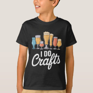 Camiseta Eu Faço Artesanatos Camiseiros Camiseiros Homens P