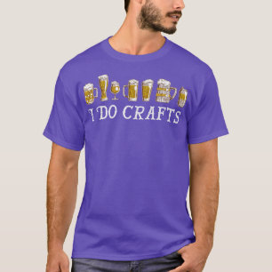 Camiseta Eu faço Artesanatos com o presente do Dia de os pa